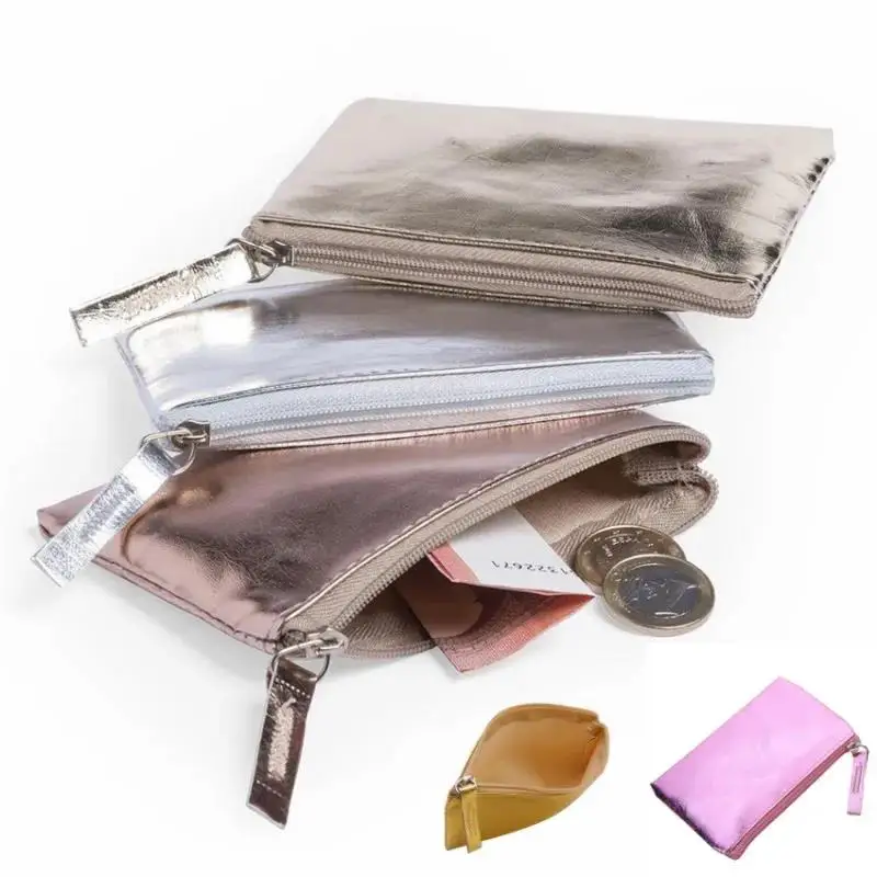 남녀공용 PU 지갑, 소형 방수 휴대용 동전 가방, 유행 지갑