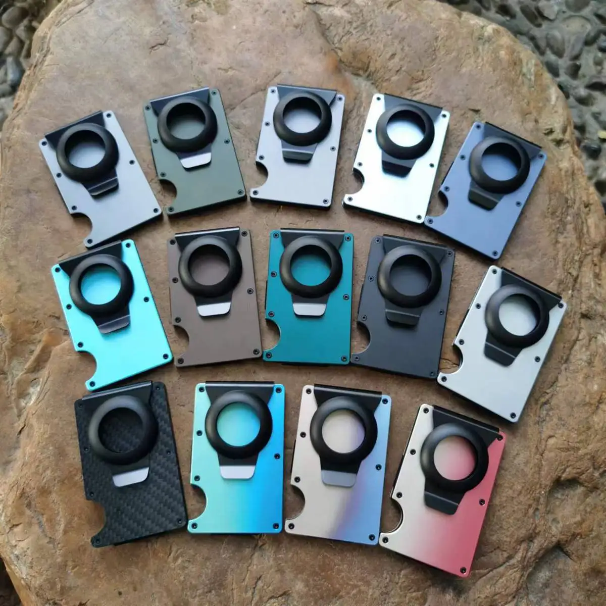 1 шт., бумажник для AirTag, новый металлический мужской идентификатор для кредитной идентификации, тонкий защитный чехол с защитой от потери