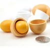 6pcs Simulation Wooden Eggs Toys Set Kids Pretend Play Wood Food Eggs Yolk Kitchen Food Children Kid Education Montessori Toys 3