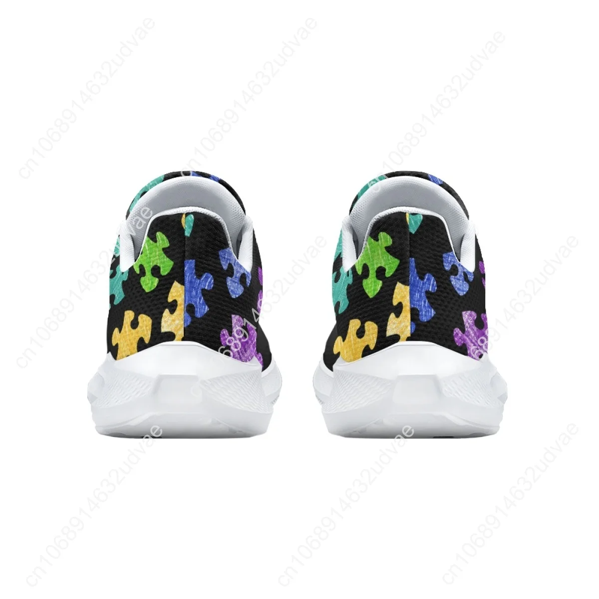Colorful Autism Sport Sneakers for Women Lightweight Non-Slip Flats Outdoor Air Cushion Running Shoes Chaussure Hot