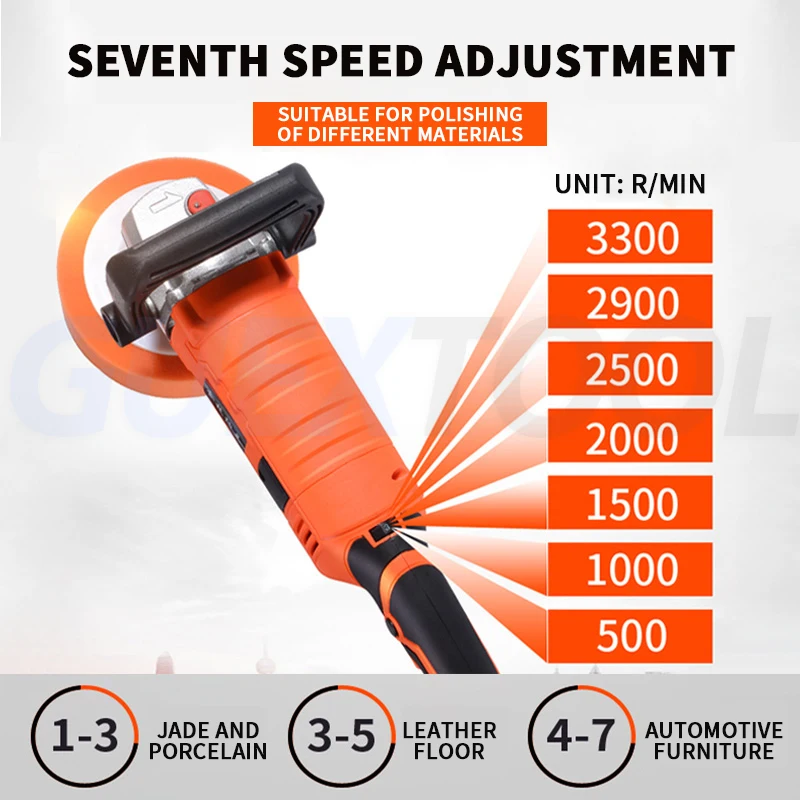 Multifunctional Car Polishing Machine Electric Car Paint Scratch Beauty Home Polishing Artifact Floor Sealing And Waxing Machine