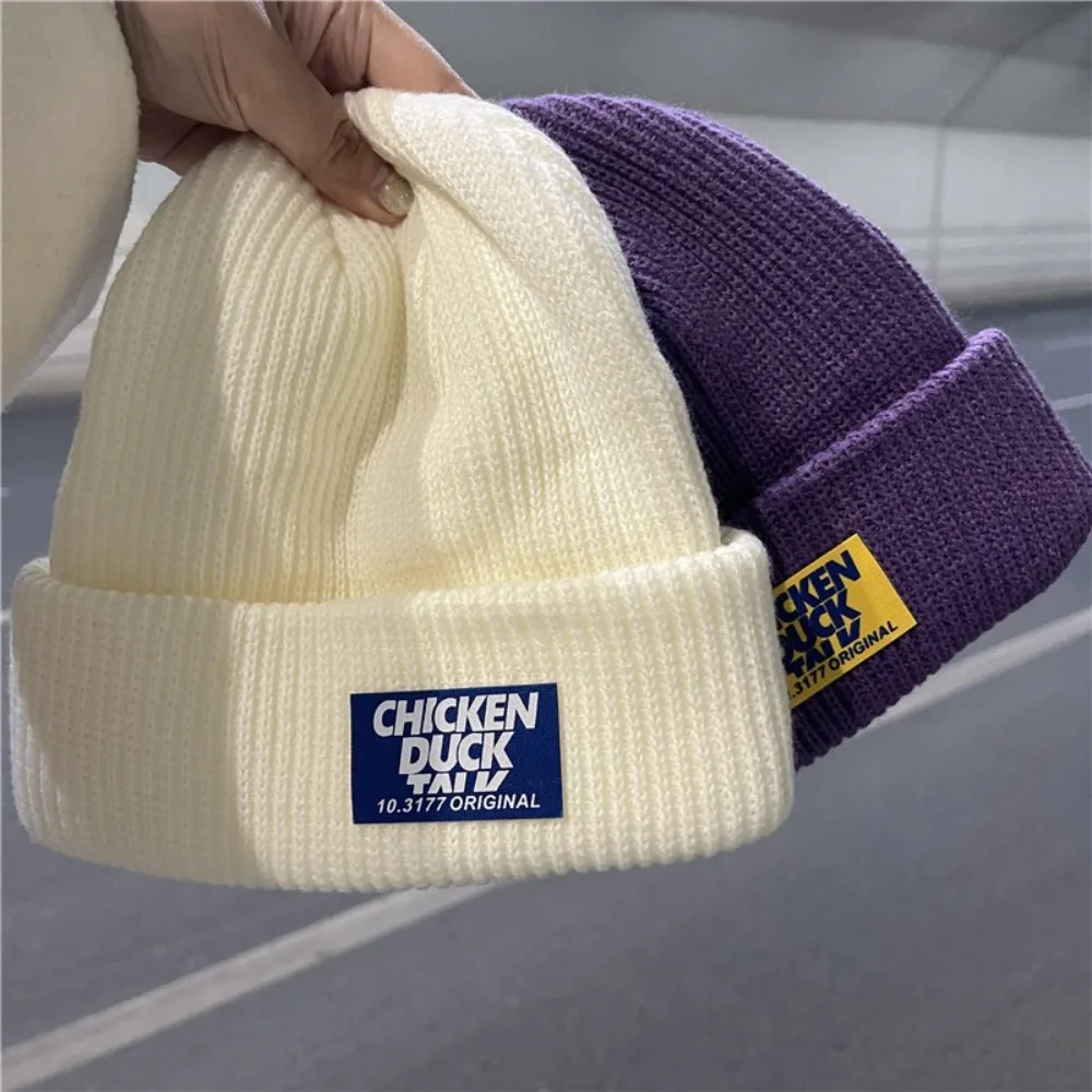 High Quality American Street Style Knitted Hats Warm Unisex Ear Protection Hat Brimless Hat - Image 5