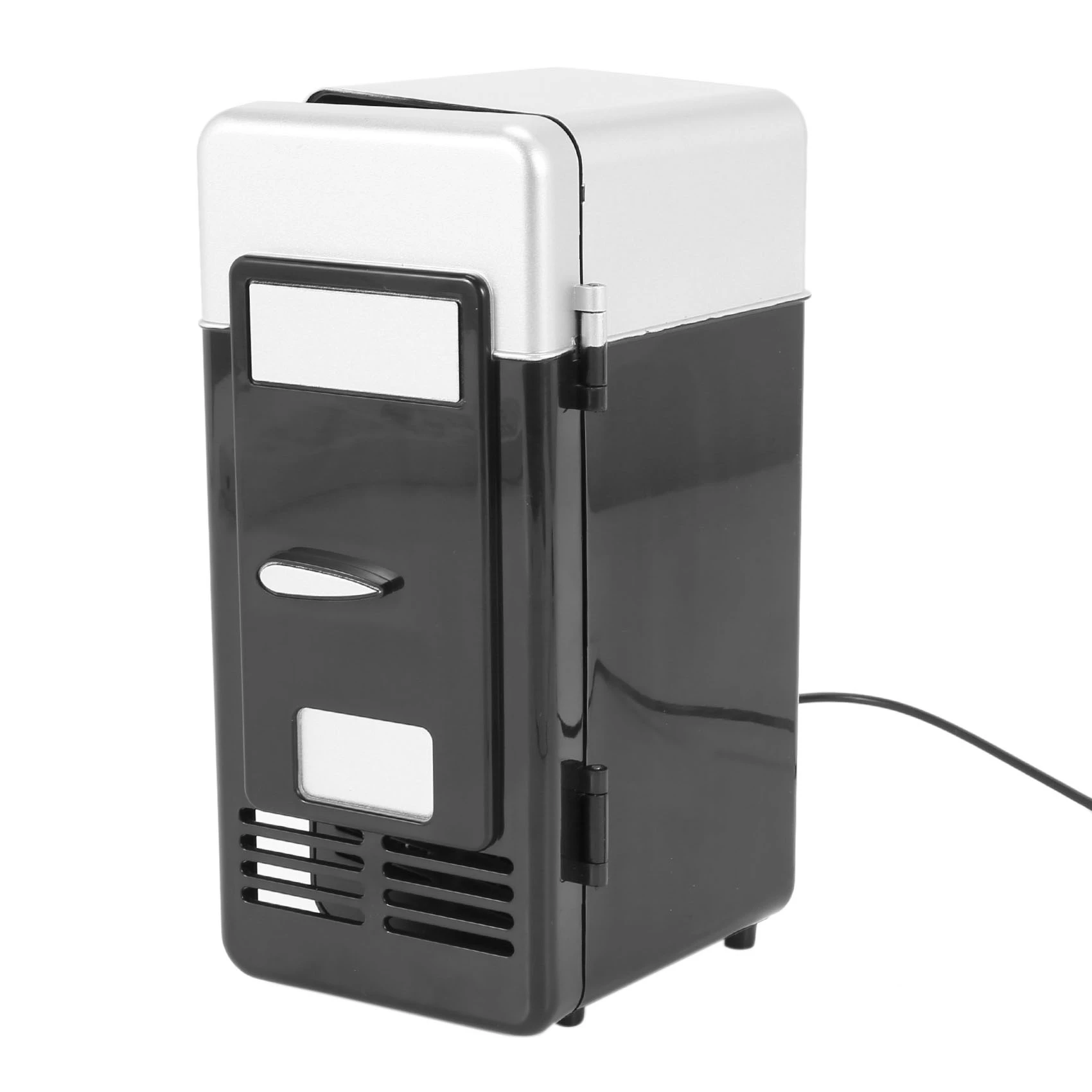 Usb Mini Frigo Cold Drop Shpping Freezer Usb Mini Frigo Piccolo Portatile Soda Mini Frigorifero Per Auto Nero