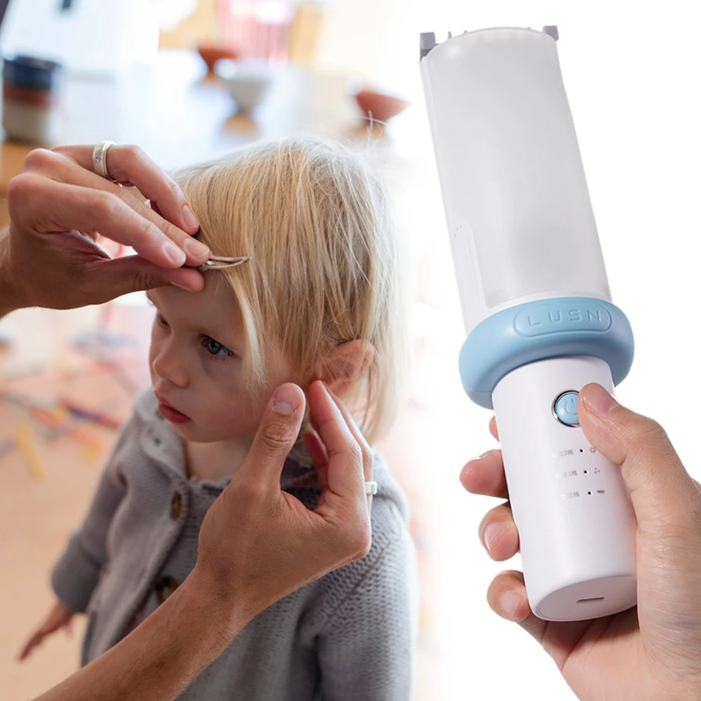 Portable Electric Baby Hair Clipper Kids Vacuum Hair Clippers Kit USB Charging Cordless Cutting Tool for Children Infant