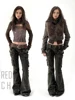 REDDACHiC Dual-Button Low Rise Women Cargo Pants Grunge Zipper Decor Pockets Do Old Whiskers Flare Jeans Grayu Y2k Streetwear 3