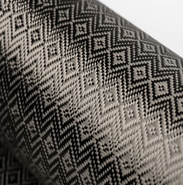 Enhanced Carbon Aramid Fiber Hybrid Fabric Cloth in Twill/Plain Weave Design