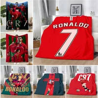 Football C-Cristianos R-Ronaldos Printed Blanket Picnic Blankets Warm Blanket Soft and Comfortable Blanket Home Travel Birthday 1
