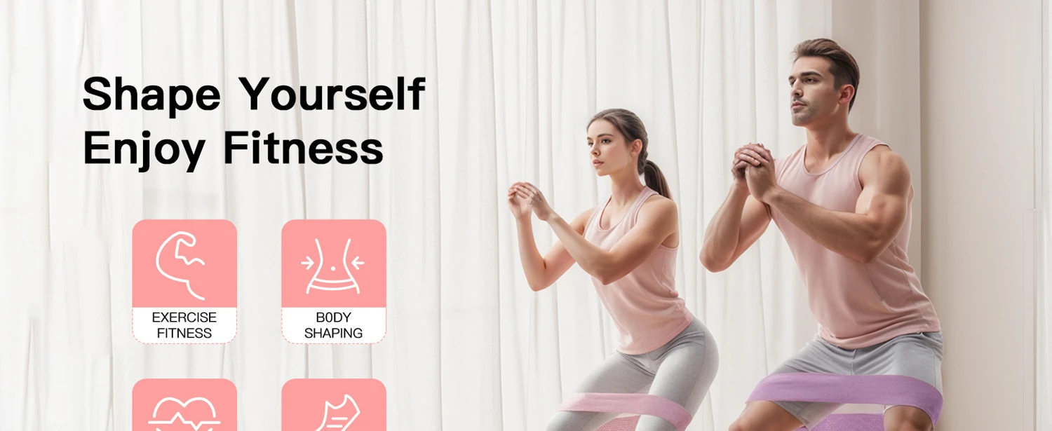 Description Picture 2 of itemYoga Resistance Bands Fabric Elastic Bands Fitness Pilates Hip Circle Expander Bands Gym Training Loops Yoga Workout Equipment