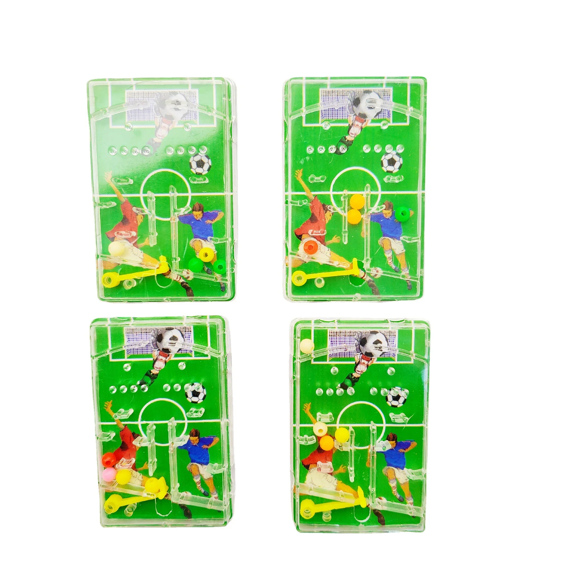 6PCS Soccer Table Football Maze Game For Kids Early Educational Toy Football Theme Birthday Party Decor Girls Boys Favors Gifts