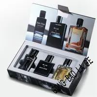 Haute qualité 90ml hommes Parfum boîte-cadeau 3 pièces ensemble Colognes Fascination Homme Profumo Uomo durable attirant femmes Parfums Homme 2