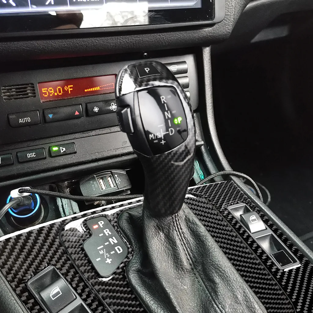 LED Automatic Gear Shift Knob Shifter Handle for BMW 3 Series E46 E90