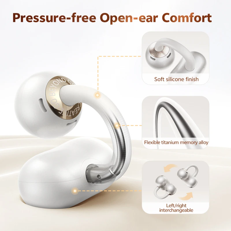QCY Crossky C50 Open Ear Wireless Earbuds Bluetooth 6.0