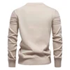 AIOPESON Mens Crewneck Pullover Sweater Knitted Cotton Stripped Quality Autumn Winter Warm Sweaters for Men 4