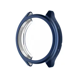 Premium TPU Case with Tempered Glass Screen Protector for Xiaomi Watch 2 - All-Around Protective Bumper Shell (Blue)