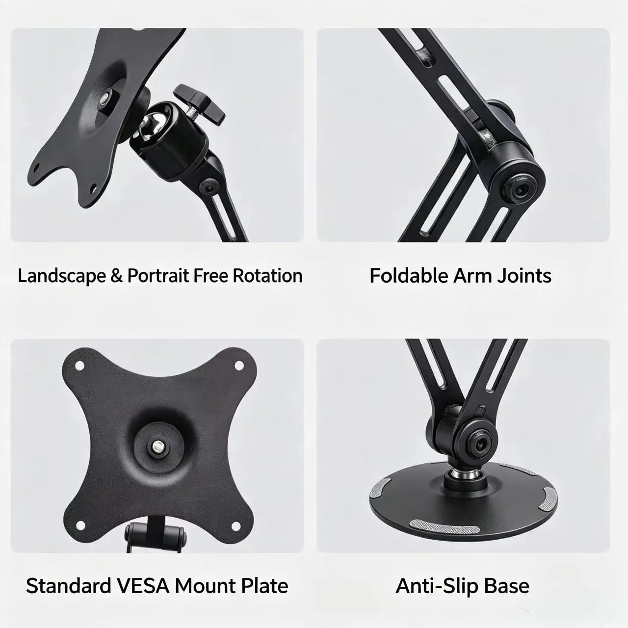Adjustable 360° Rotating Desktop Monitor Stand