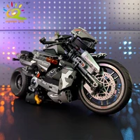 HUIQIBAO High-tech Classic Motorbike Building Model Blocks Moto City Racer Bricks Toy for Kids Boy Children Adult MOC Car Set 2