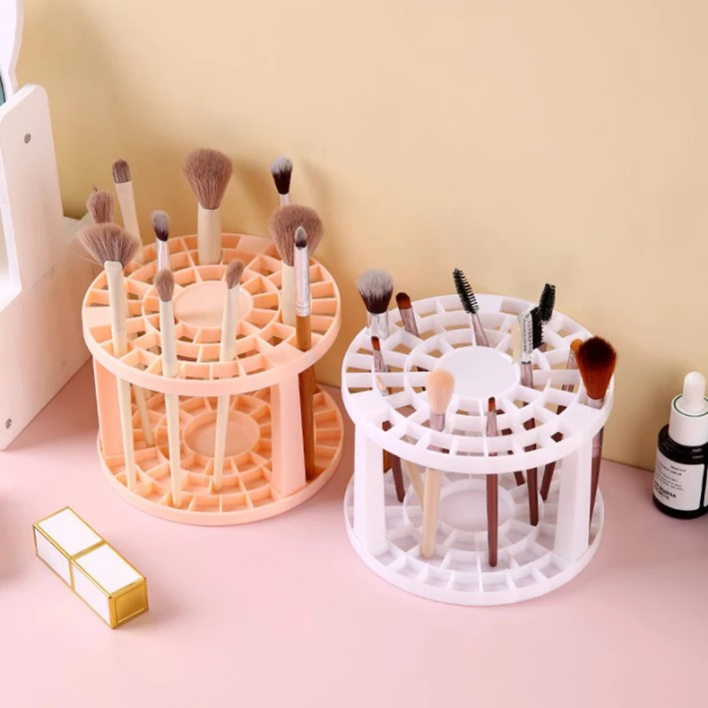 

Makeup Brushes Storage Large-Capacity Cosmetic Brush Holder Air-Dry Stand Rack