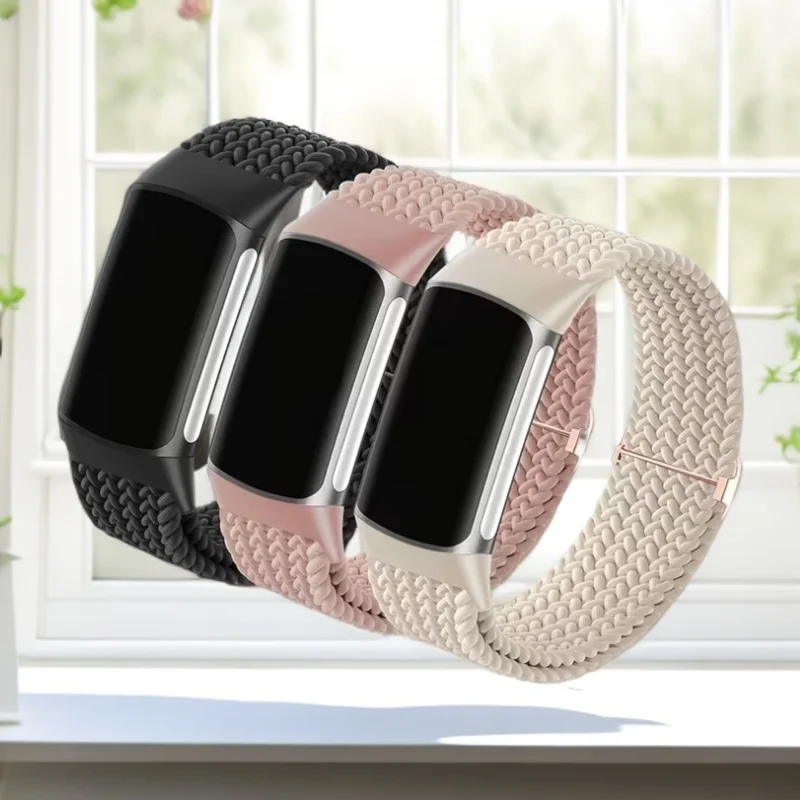 Elastic Braided Sport Bracelet - Soft Breathable Wristband Strap