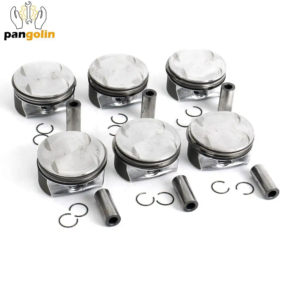 

6pcs 92.9mm Φ22mm Piston & Ring 2720308917 2720304317 2720302217 for Mercedes-Benz CLK350 C350 E350 GLK350 3.5L V6 4.7L V8 M272