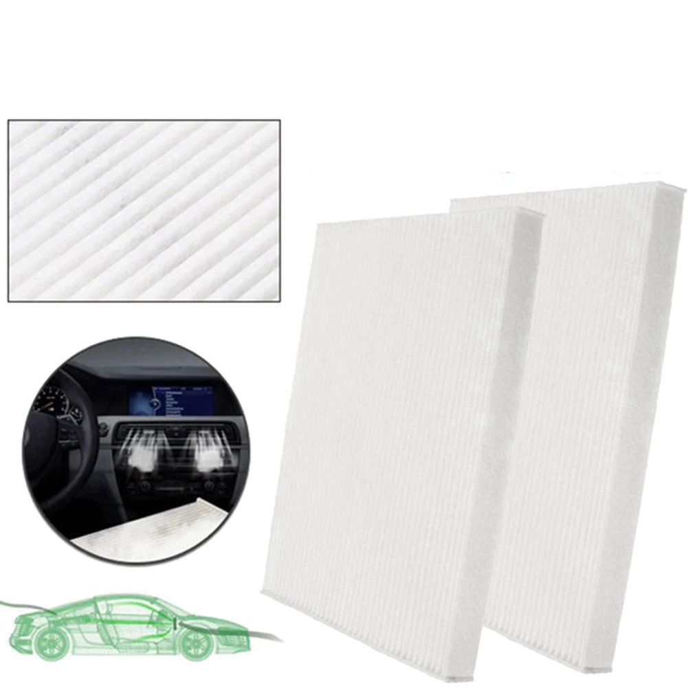 Car Air Cleaner System 2Pc Cabin Air Filter 97133-2H000 Dedicated Replacement for Hyundai Elantra Accent Kia