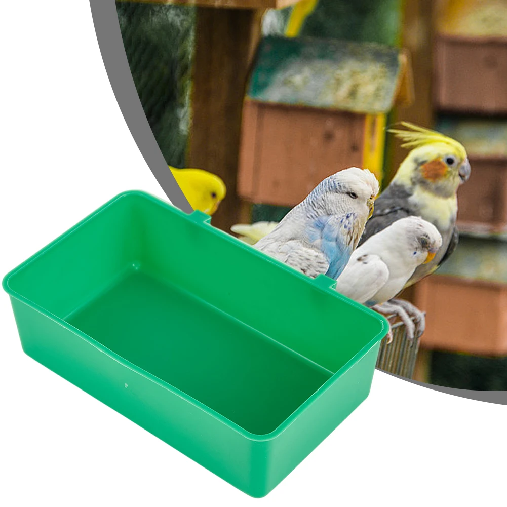 Title 5, 1pc Bird Water Bath Tub Pet Bird Bowl Parrots P...