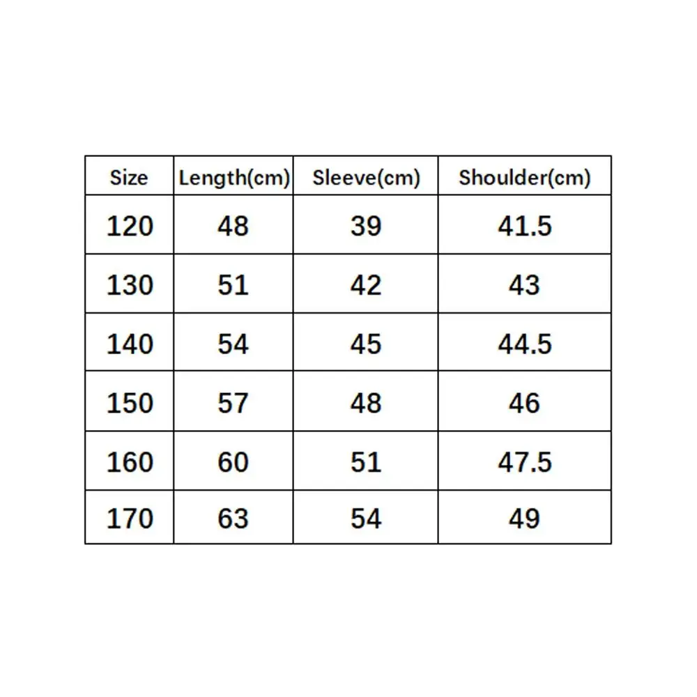 Comfortable Long Sleeve Children Baseball Uniform Teens Retro Girls Y2K Coat Clothing Loose Spring Autumn Jacket Party