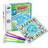 Children Education Learning Toys Fruit Sticking Game Card Dice Board Game Color Shape Cognition Party Competition Game Kids Toys 6