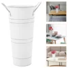 Hanging Flower Pots for outside Black Iron Umbrella Bucket Creative Vase Home Planter Vases 4