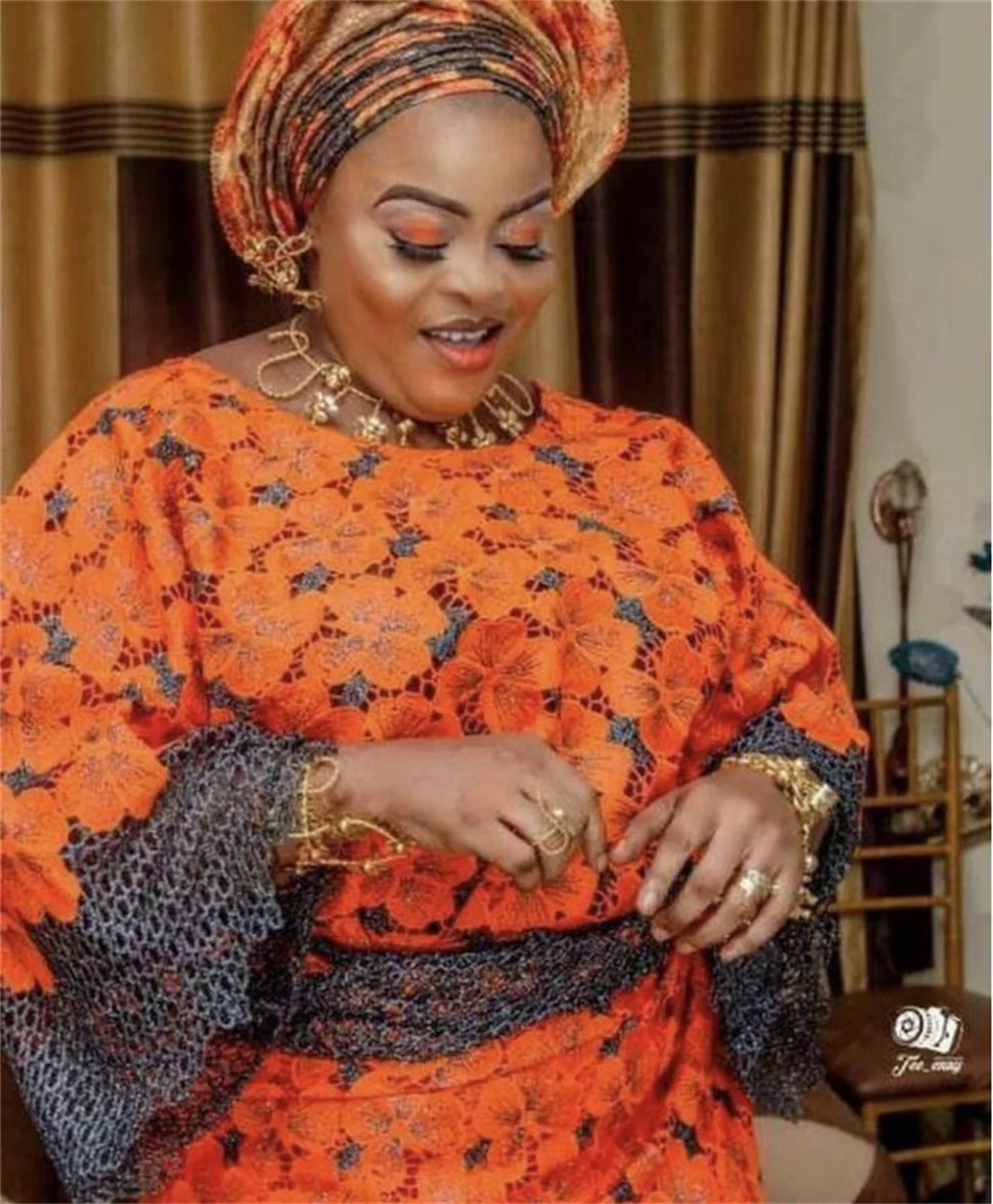 Guipure High Quality Lace Women African Dressess High Quality