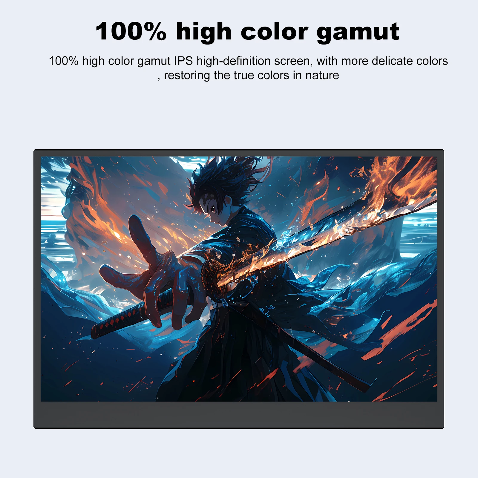 JSHIX 16인치 휴대용 모니터 144Hz 100%sRGB 1920*1200 게임용 풀 HD IPS 보조 모니터 노트북 PS4 스위치 엑스박스 서브 디스플레이