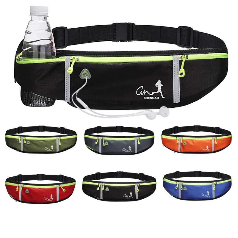 Sport Waist Bag Pack Women Men Running Belt Waterproof Safety Cycling Fanny Pack Wallet Men Pouch Belt Portable Phone Holder Gym running bag women waterproof jogging belt bag cell mobile phone bag for running men gym waist bag pouch run sports fanny pack