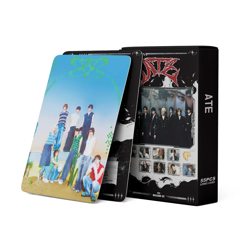 Lomo Cards album cards 55pcs Kpop Group Photocard New Album Photo Print Cards Set Fans Collection