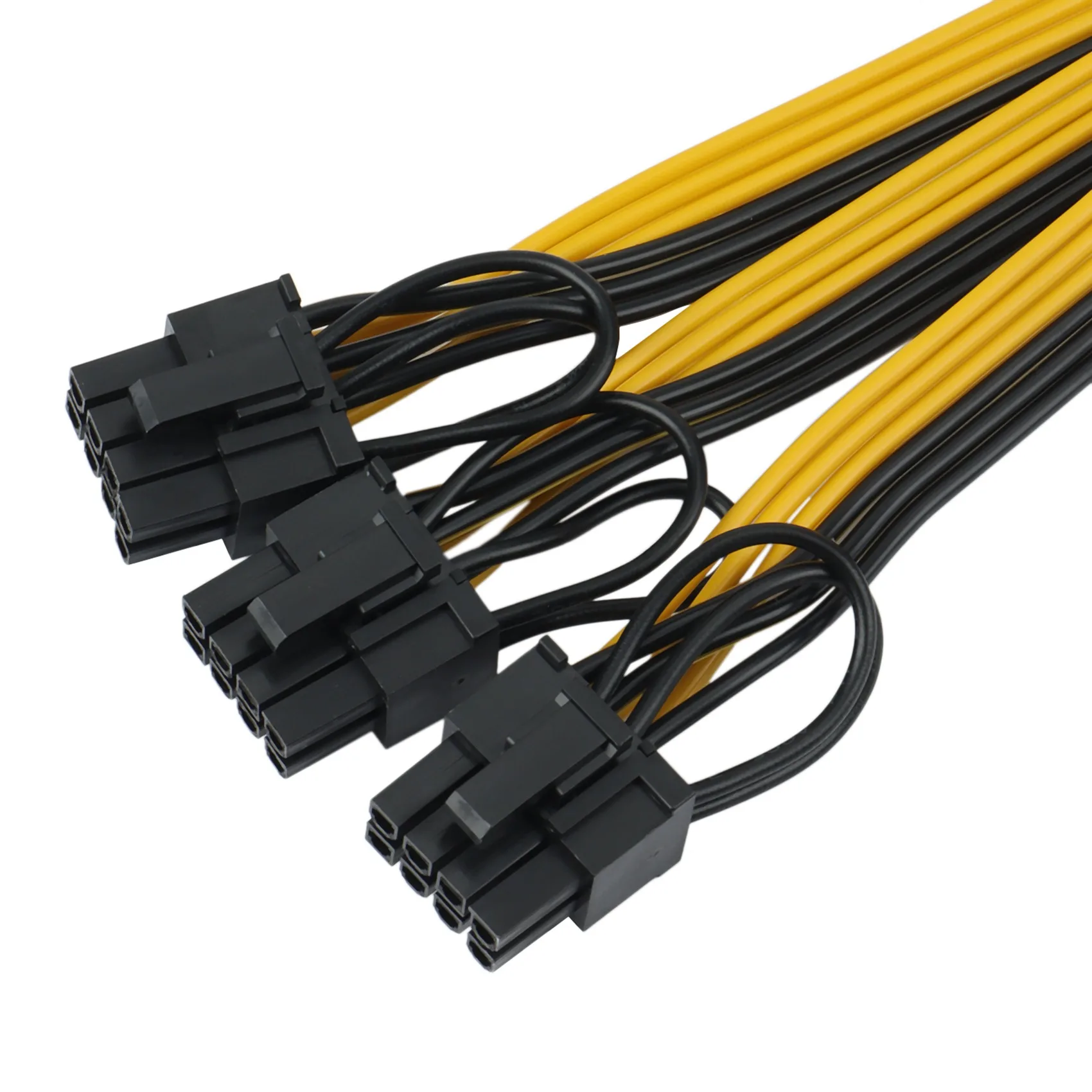 그래픽 카드용 전원 익스텐션 어댑터 케이블, PCI-E 수 분배기, ATX 12V CPU 8 핀-3X 8 핀 (6 + 2) 핀