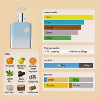 Parfum unisexe boisé de qualité supérieure, longue tenue, parfum oriental frais pour un usage quotidien décontracté et pour les soirées 6