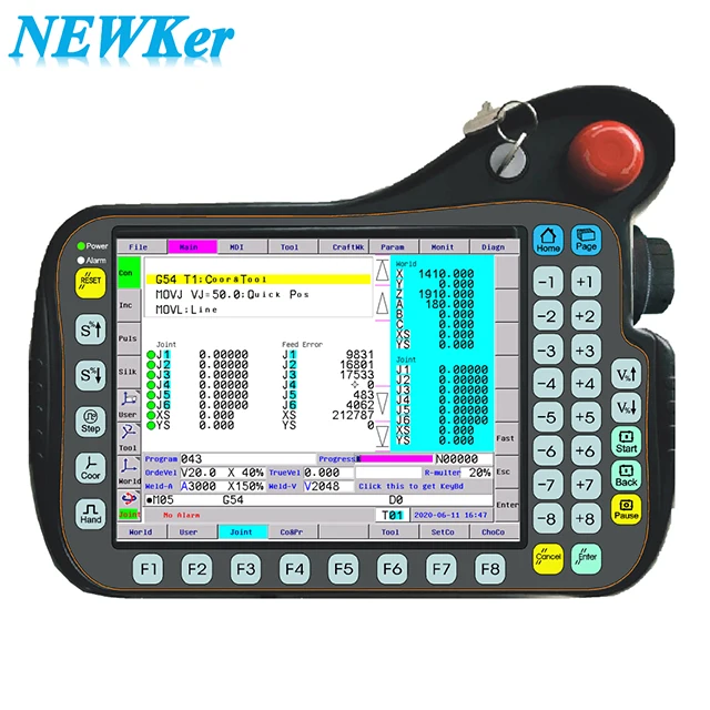 

lnc robot controller 4 axis and 7axis robot cnc controller for welding and milling robot similar with kuka