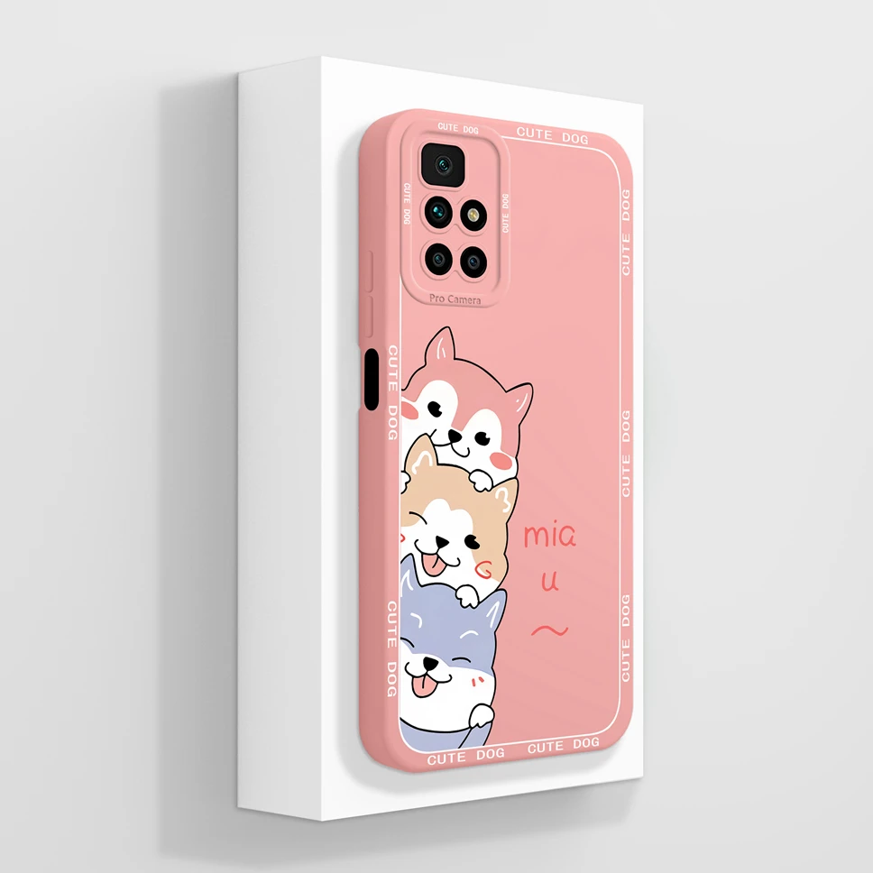Cute Healing Pattern Slim Silicone Phone Case - Premium Protection Back Cover