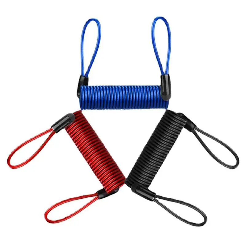 Keenso 1.5m Motorcycle Alarm Spring Reminder Cable Bike Alarm