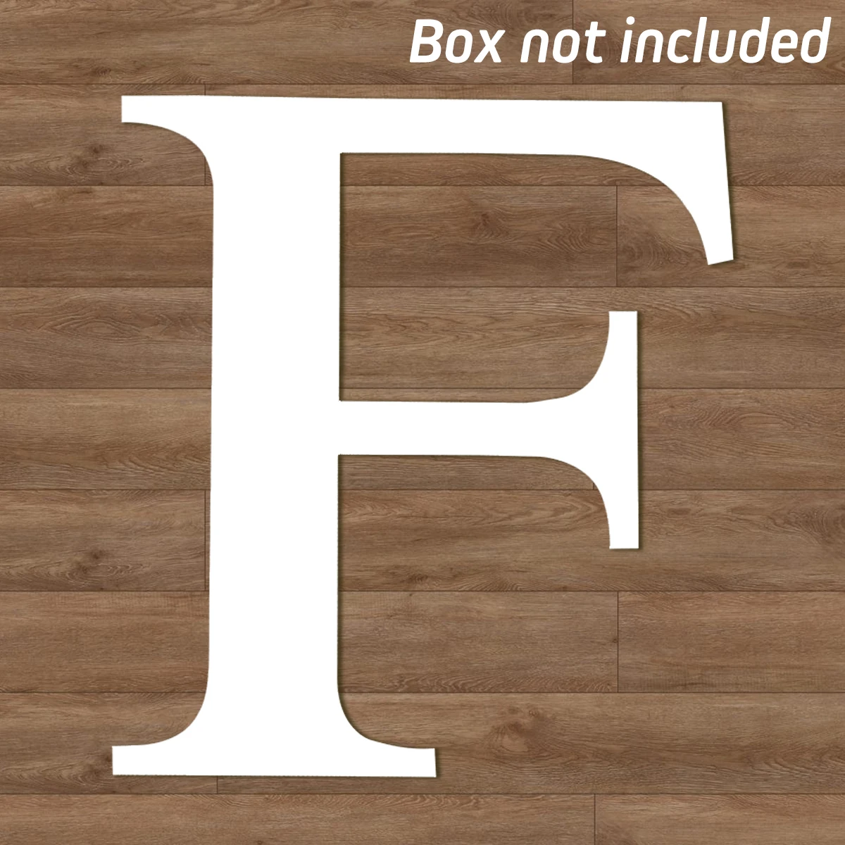 letter F no box