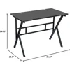 Esports Gaming Table K-shaped Modern Luxury Iron Computer Desks Ergonomic Gaming Player Computer Desk Simple Bedroom Office Desk 6