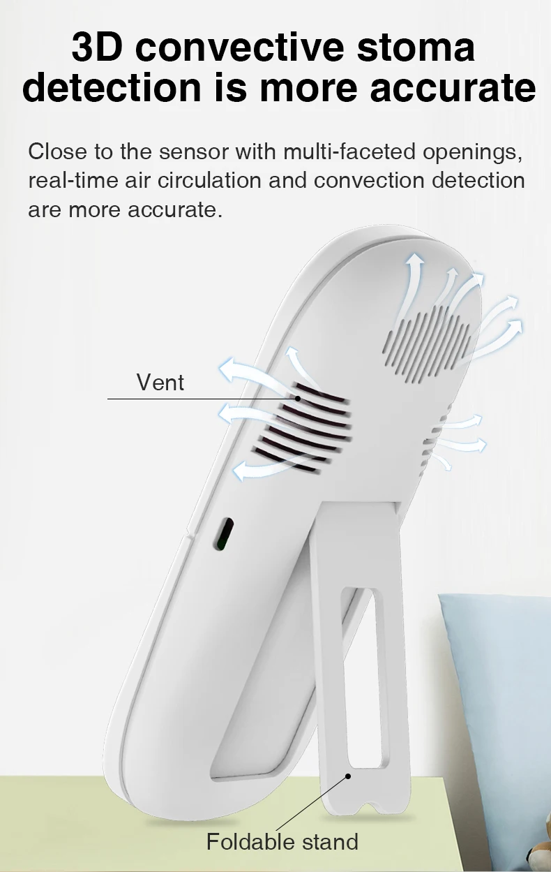 NOYAFA JMS12C Air Quality Testing Instrument Professional Environmental Gas Form
