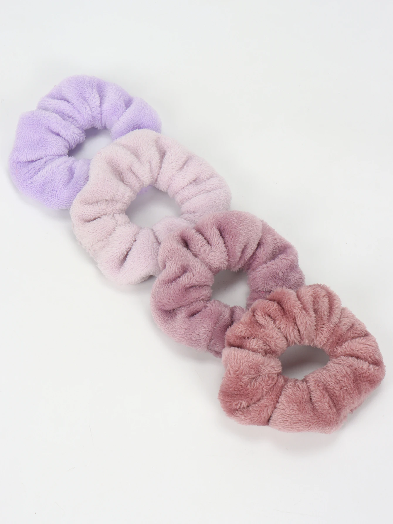 Flauschige Plüsch Haargummis Weiche Elastische Zopfgummis_voghion.com