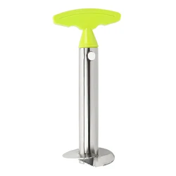 Stainless Steel Pineapple Peeler & Vegetable Spiralizer - Multifunctional Kitchen Gadget & Accessory (Yellow)