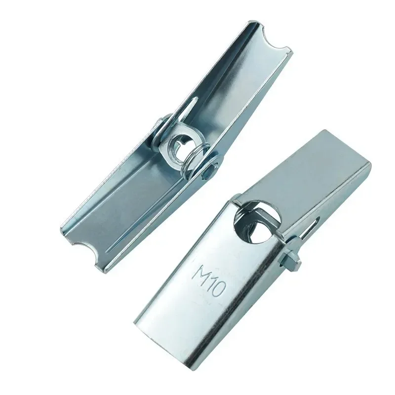 10PCS Plasterboard Hollow Wall Cavity Wall Fixing Spring Toggle Anchor Ceiling Dry Anchors No Bolt M3 M4 M5 M6 M8 M10