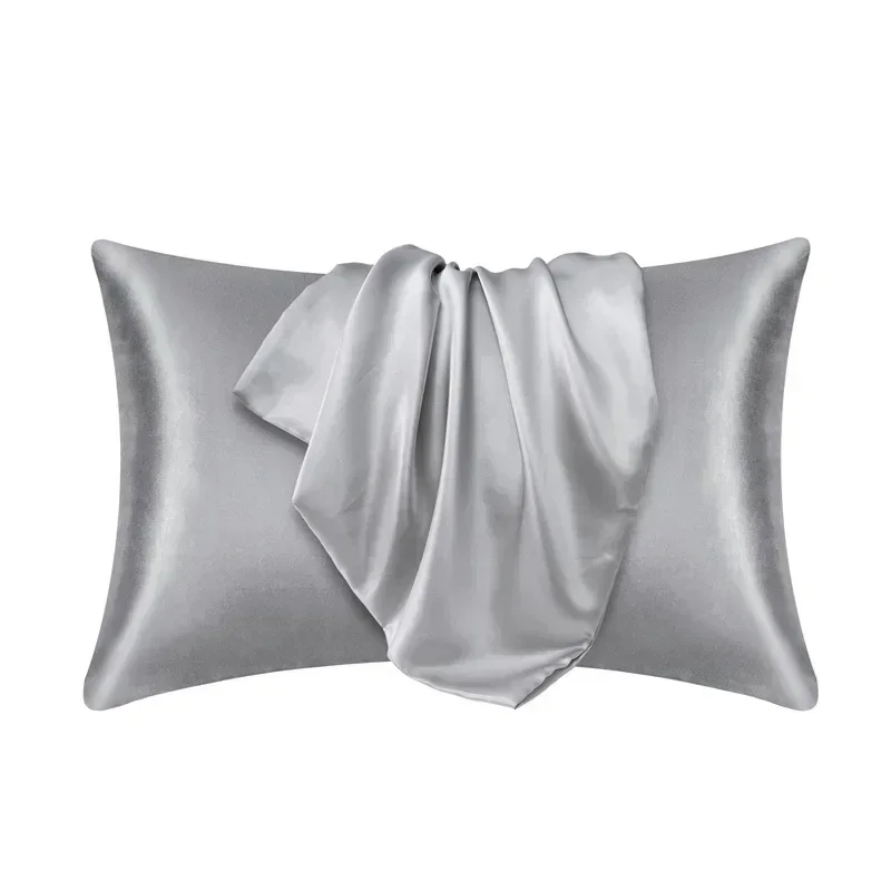 Luxurious Silk Satin Pillowcase - Hair & Skin Beauty Collection, Set of 1 or 2 Pillow Covers