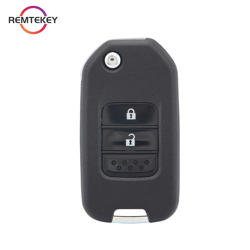 REMTEKEY Flip Remote Car Key Fob Control TWB1G721 2/3 Buttons 434Mhz ID47-Hitag 3-PCF7961 for for Honda Civic HR-V CR-V Accord