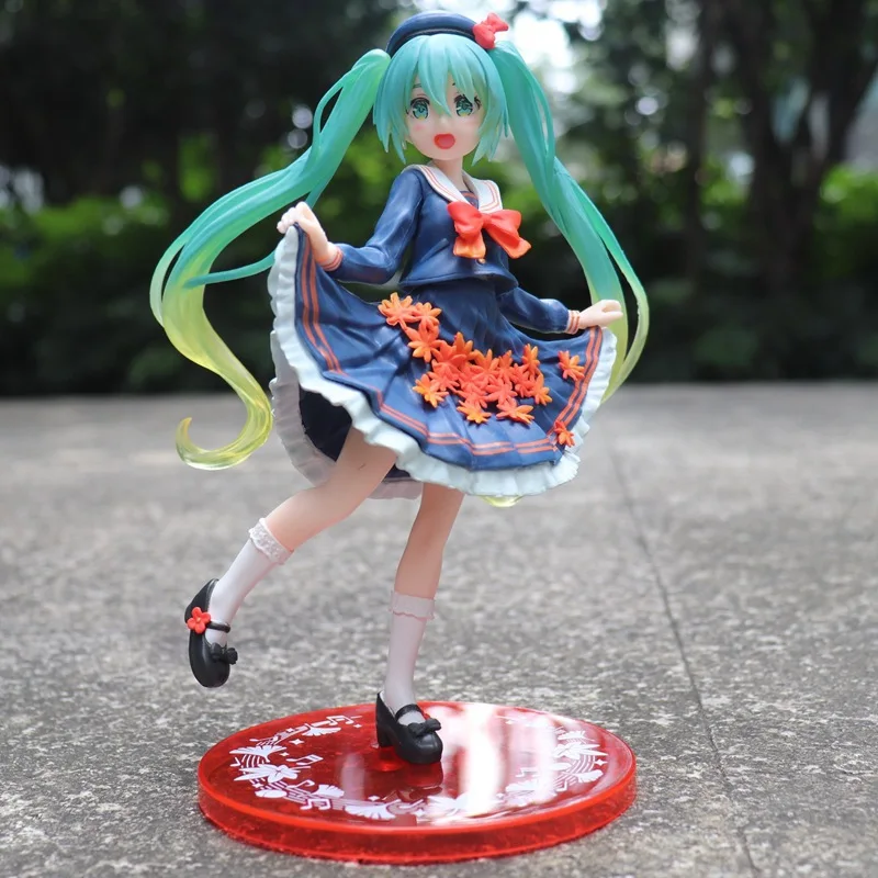 

2023 New Anime Hatsune Miku Virtual Singer Manga Figurines Cinderella Hatsune Miku Pvc Action Figure Kawaii Model New Year Gift