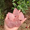 Natural Rose Quartz Source Of Life Figurine Stones Carved Crystal Ornament Healing Reiki Home Decoration 1pcs 5