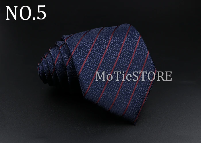 Männer Jacquard Klassische Gestreifte Krawatte 8cm Polyester Männlichen Krawatte Für Business Hochzeit Party Anzug Hemd Täglichen Tragen Zubehör geschenk – Detail 6