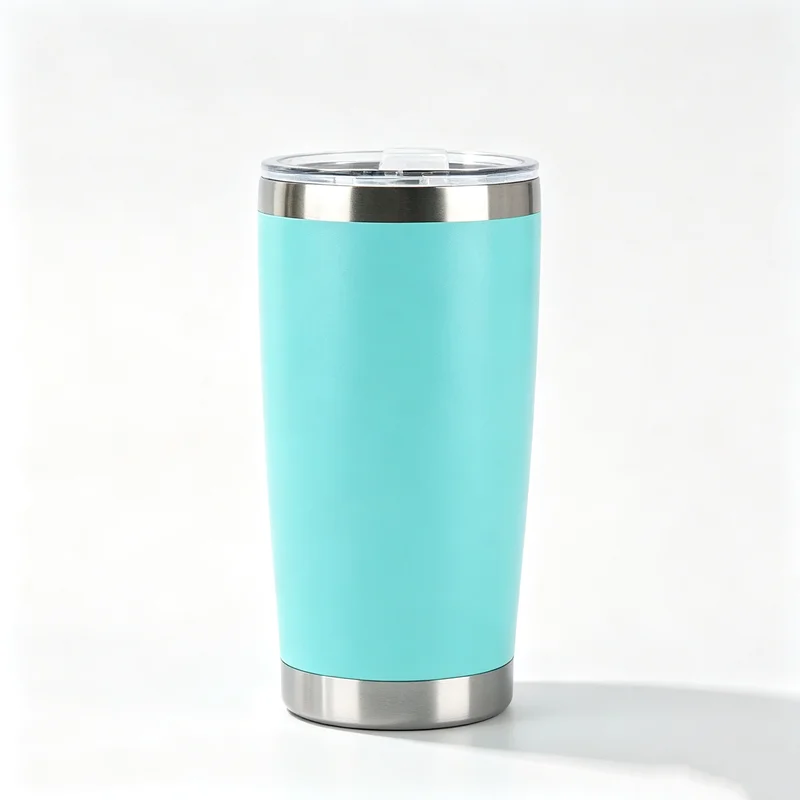 Personalized 20oz Insulated Stainless Steel Coffee Tumbler with Custom Photos and Text