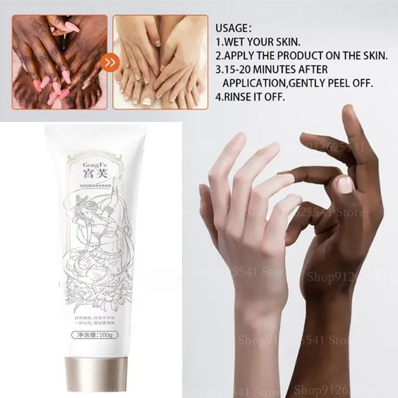 

Мощный отбеливающий крем Niacinamide для женщин и мужчин, Осветляющий гель для отбеливания голеностопа меланина, тона, подмышек, омоложения, 100 г